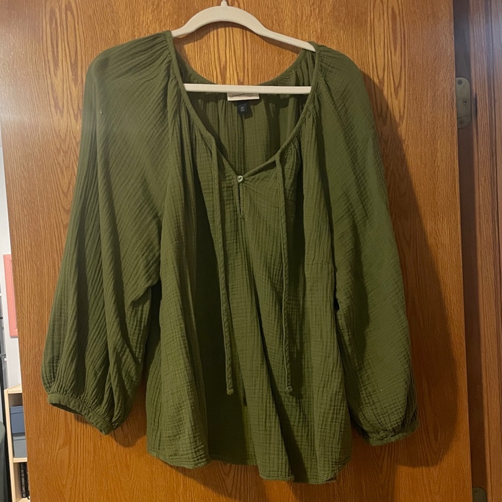 Universal Thread Olive Green Blouse